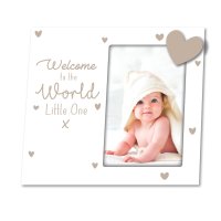 FS827-WH: White Wooden Photo Frame